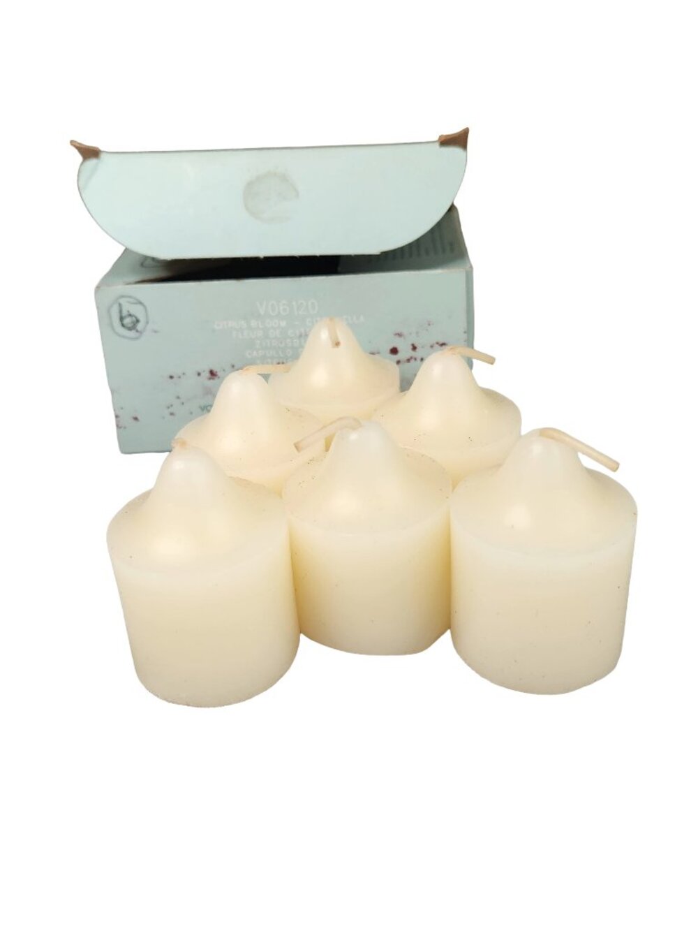 PartyLite Citrus Bloom 6 New In Box Votive Candles